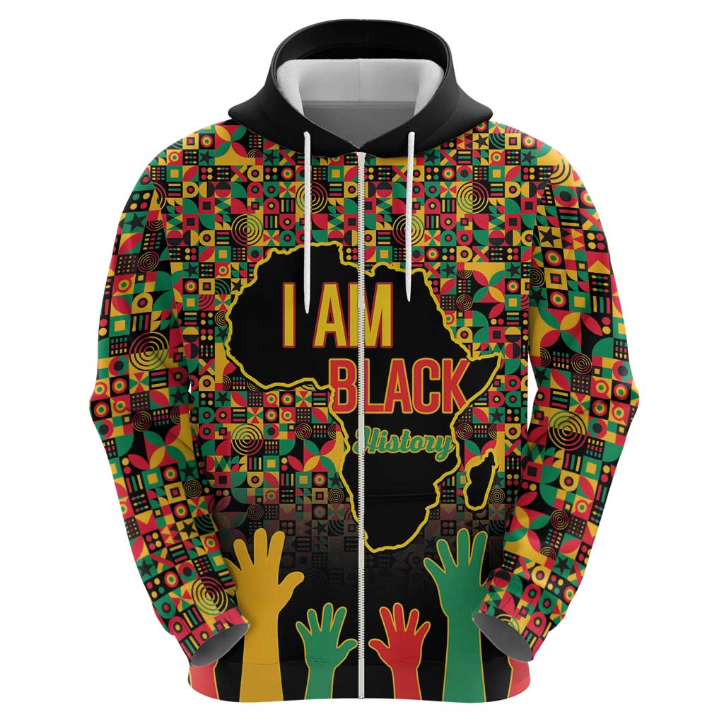 Black History Month Hoodie I Am Black History - Wonder Print Shop