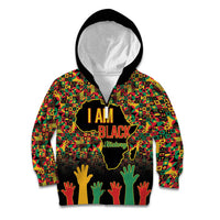 Black History Month Kid Hoodie I Am Black History - Wonder Print Shop