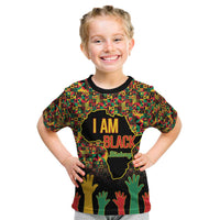 Black History Month Kid T Shirt I Am Black History - Wonder Print Shop