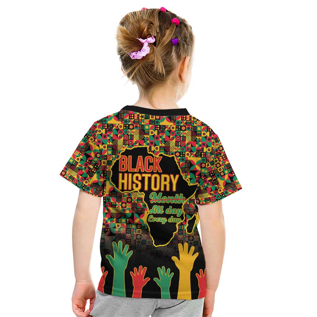 Black History Month Kid T Shirt I Am Black History - Wonder Print Shop