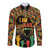 Black History Month Long Sleeve Button Shirt I Am Black History - Wonder Print Shop