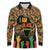 Black History Month Long Sleeve Polo Shirt I Am Black History - Wonder Print Shop