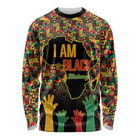 Black History Month Long Sleeve Shirt I Am Black History - Wonder Print Shop