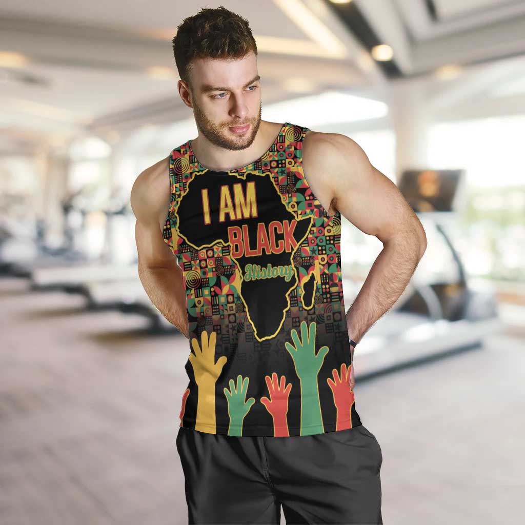 Black History Month Men Tank Top I Am Black History - Wonder Print Shop