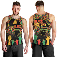 Black History Month Men Tank Top I Am Black History - Wonder Print Shop