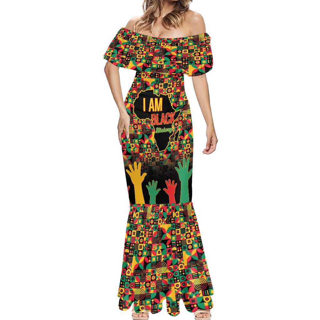 Black History Month Mermaid Dress I Am Black History - Wonder Print Shop