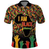 Black History Month Polo Shirt I Am Black History - Wonder Print Shop