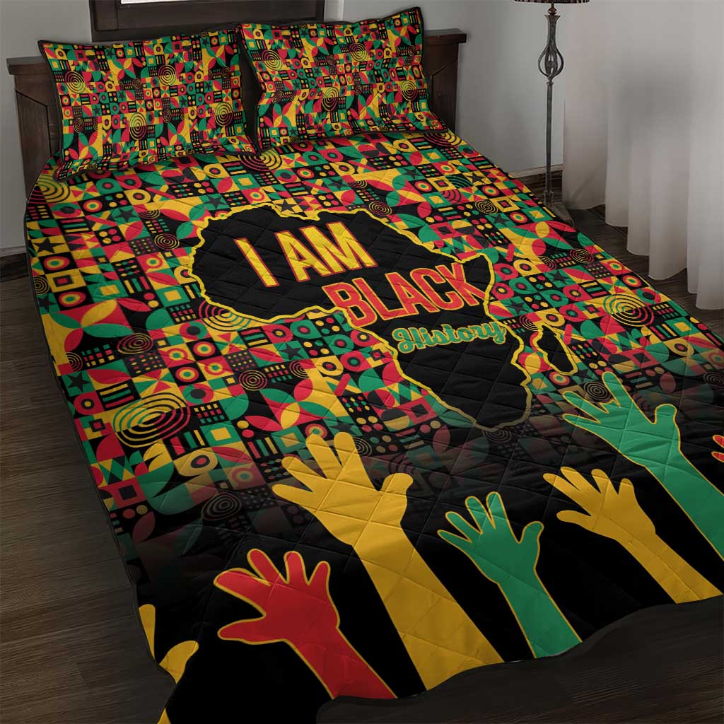 Black History Month Quilt Bed Set I Am Black History - Wonder Print Shop