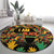 Black History Month Round Carpet I Am Black History