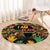 Black History Month Round Carpet I Am Black History