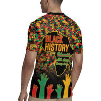 Black History Month Rugby Jersey I Am Black History - Wonder Print Shop