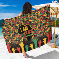 Black History Month Sarong I Am Black History - Wonder Print Shop