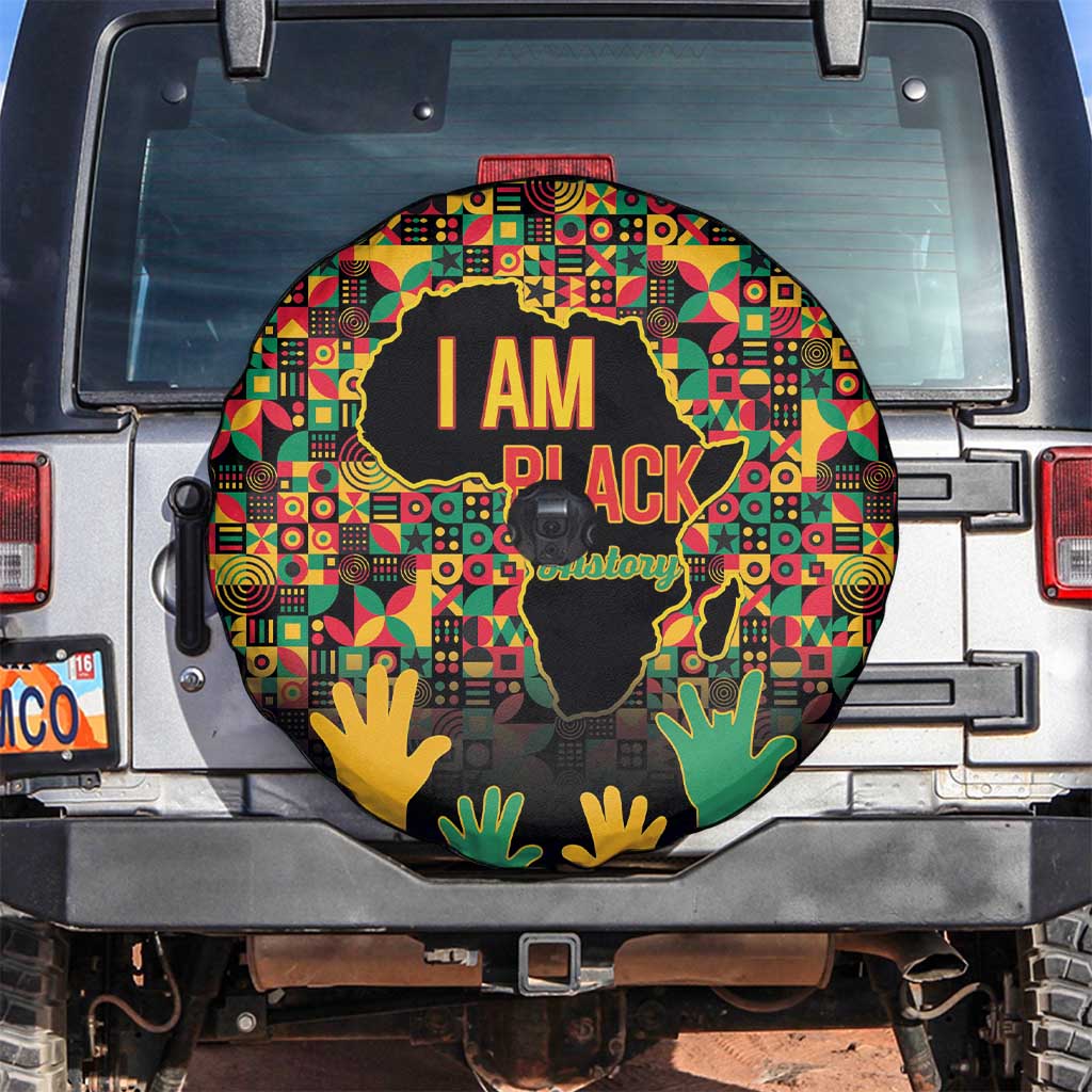 Black History Month Spare Tire Cover I Am Black History - Wonder Print Shop
