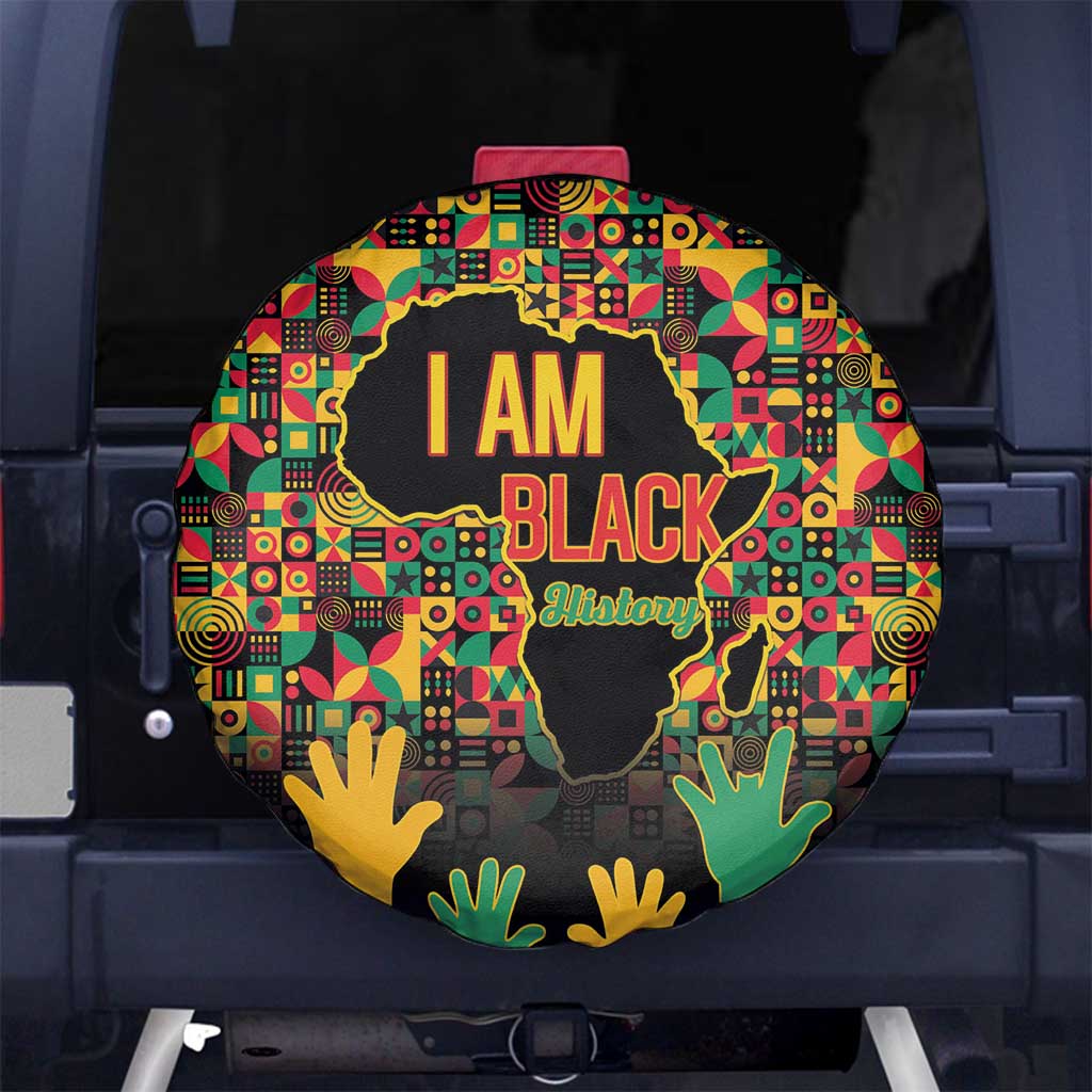 Black History Month Spare Tire Cover I Am Black History - Wonder Print Shop