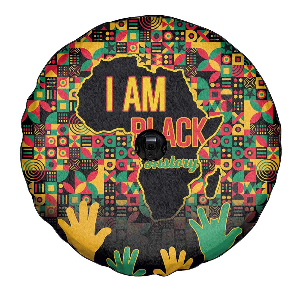 Black History Month Spare Tire Cover I Am Black History - Wonder Print Shop