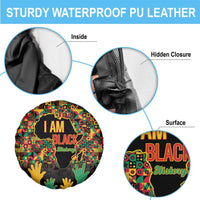 Black History Month Spare Tire Cover I Am Black History - Wonder Print Shop