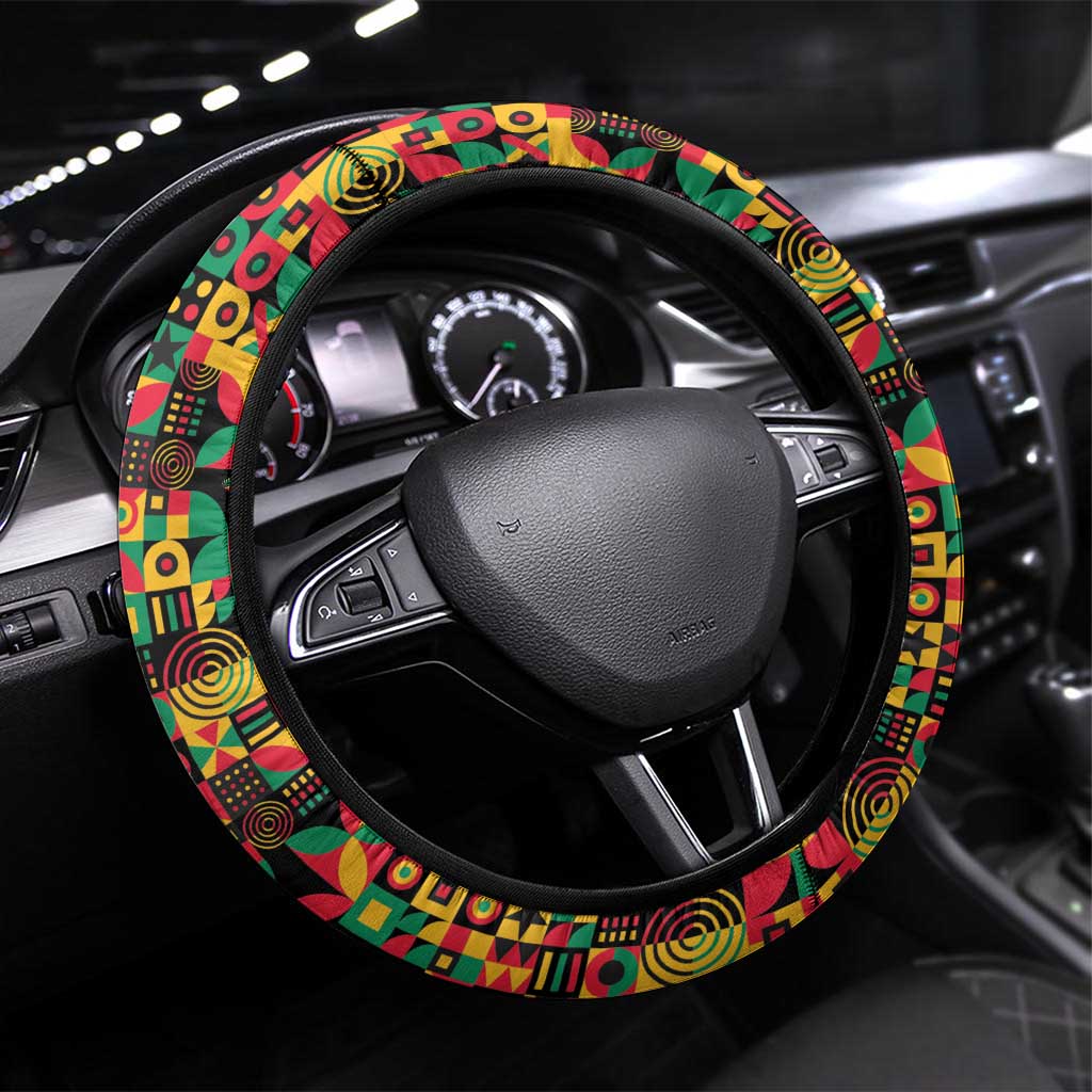 Black History Month Steering Wheel Cover I Am Black History - Wonder Print Shop