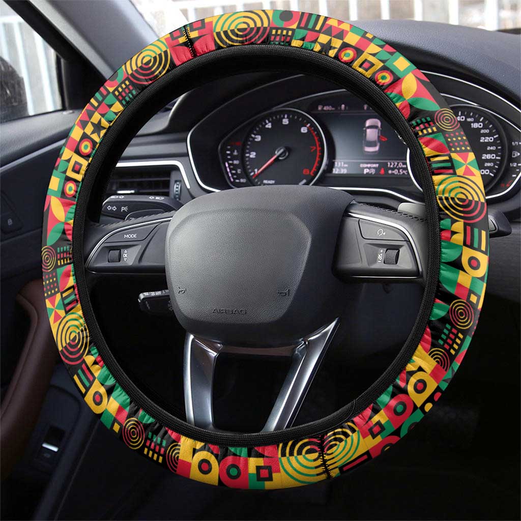 Black History Month Steering Wheel Cover I Am Black History - Wonder Print Shop