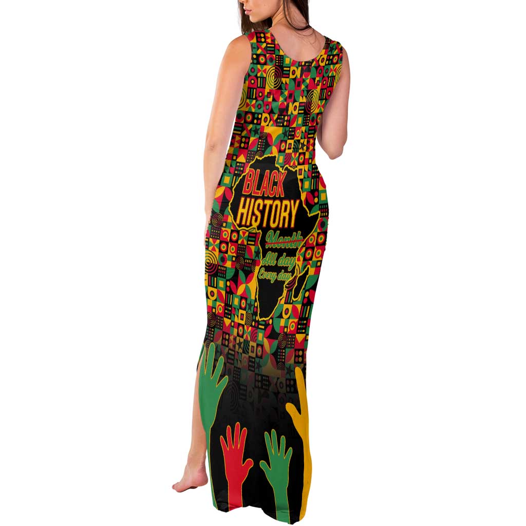 Black History Month Tank Maxi Dress I Am Black History - Wonder Print Shop