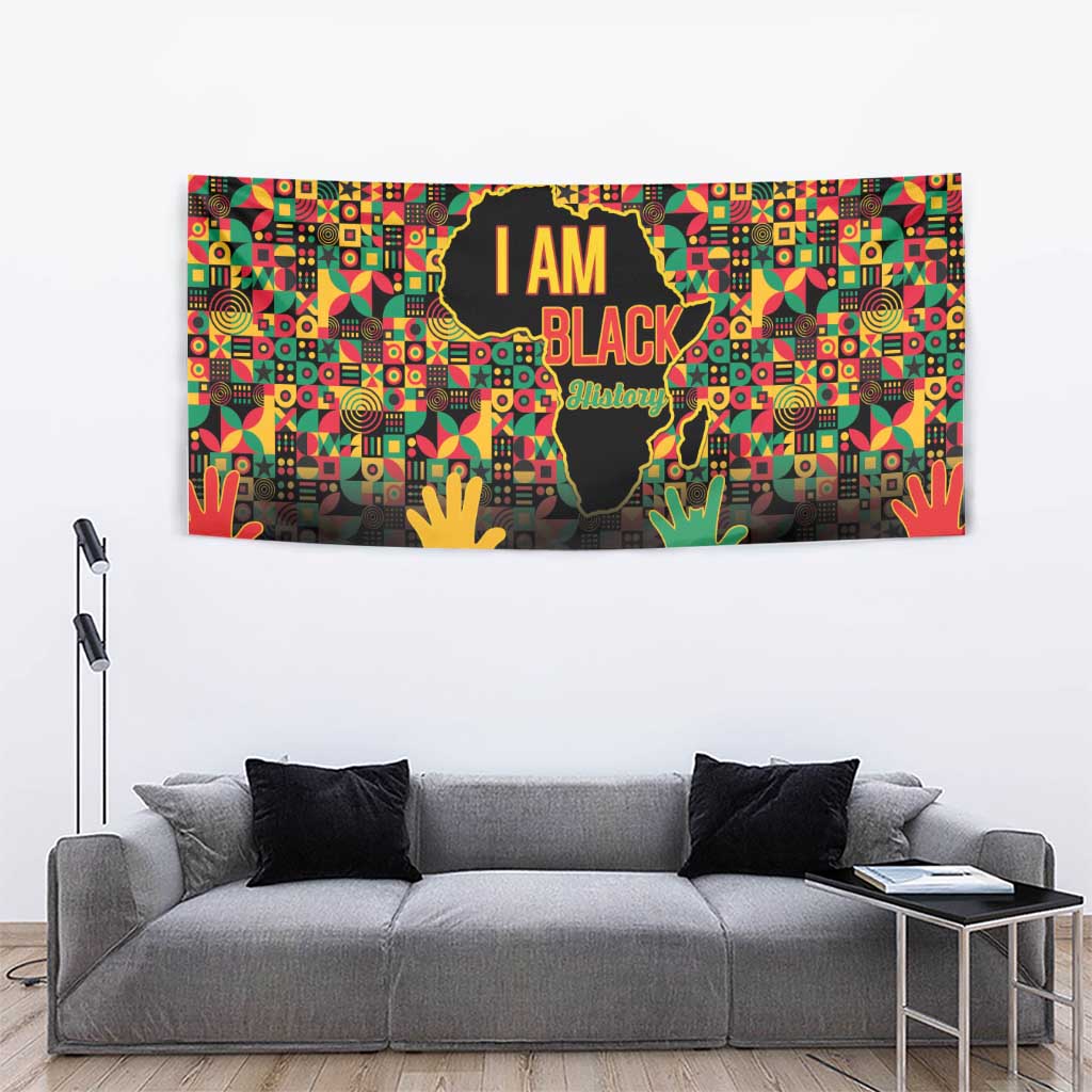Black History Month Tapestry I Am Black History - Wonder Print Shop
