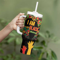 Black History Month Tumbler With Handle I Am Black History - Wonder Print Shop