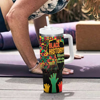 Black History Month Tumbler With Handle I Am Black History - Wonder Print Shop