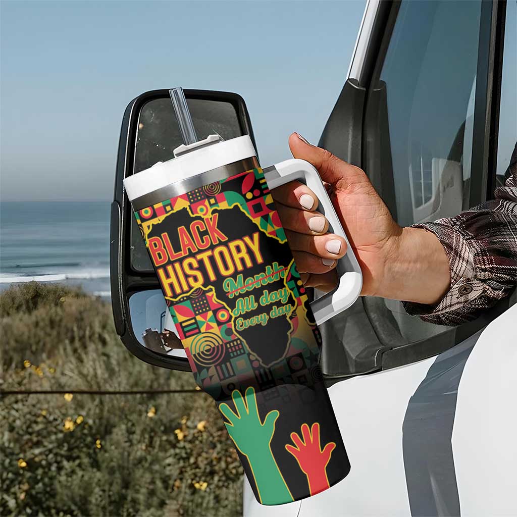 Black History Month Tumbler With Handle I Am Black History - Wonder Print Shop