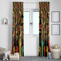 Black History Month Window Curtain I Am Black History - Wonder Print Shop