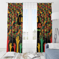 Black History Month Window Curtain I Am Black History - Wonder Print Shop