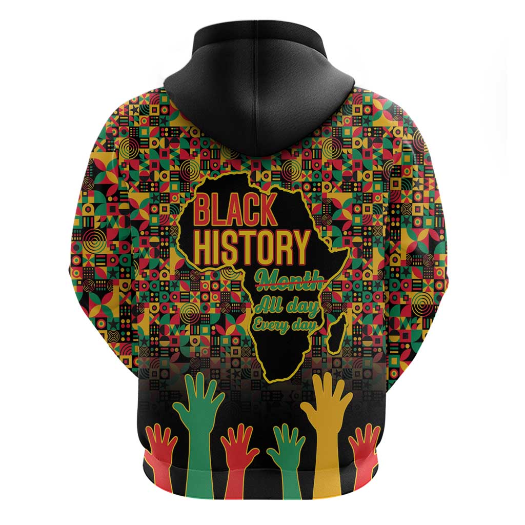 Black History Month Zip Hoodie I Am Black History - Wonder Print Shop