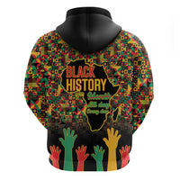 Black History Month Zip Hoodie I Am Black History - Wonder Print Shop