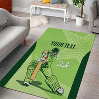 Custom Pakistan Cricket Area Rug Go Shaheens LT15