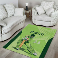 Custom Pakistan Cricket Area Rug Go Shaheens LT15