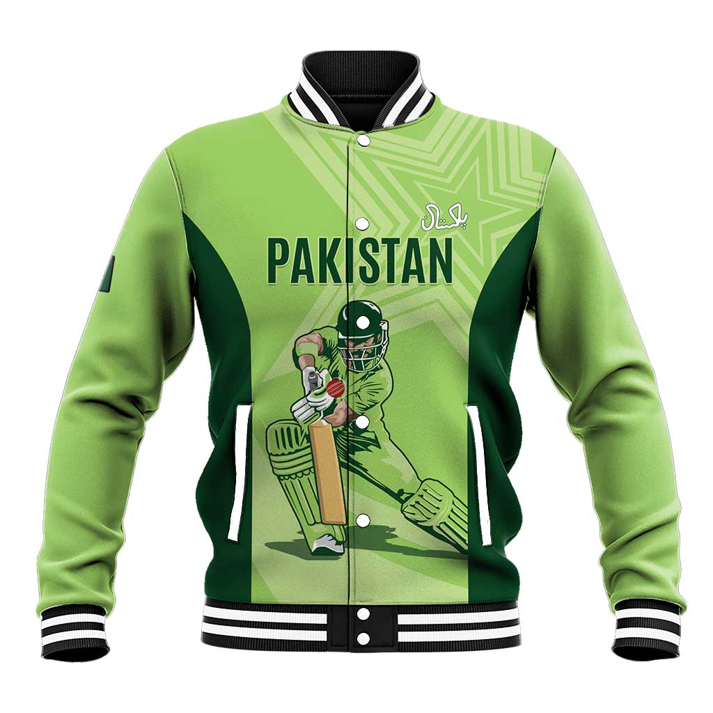 Custom Pakistan Cricket Baseball Jacket Go Shaheens LT15