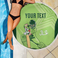 Custom Pakistan Cricket Beach Blanket Go Shaheens LT15