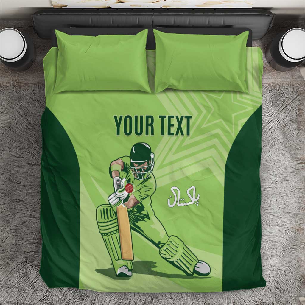 Custom Pakistan Cricket Bedding Set Go Shaheens LT15