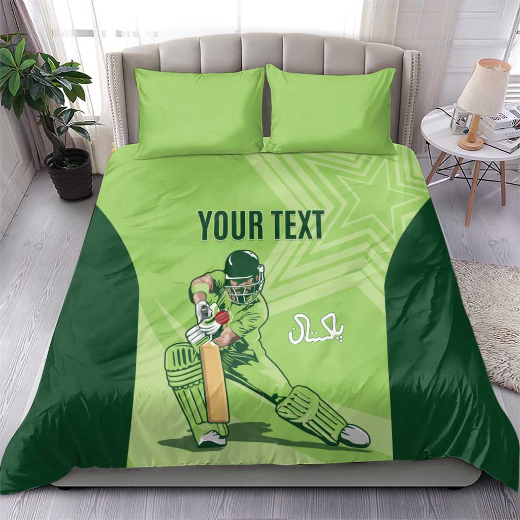 Custom Pakistan Cricket Bedding Set Go Shaheens LT15
