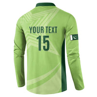 Custom Pakistan Cricket Button Sweatshirt Go Shaheens LT15