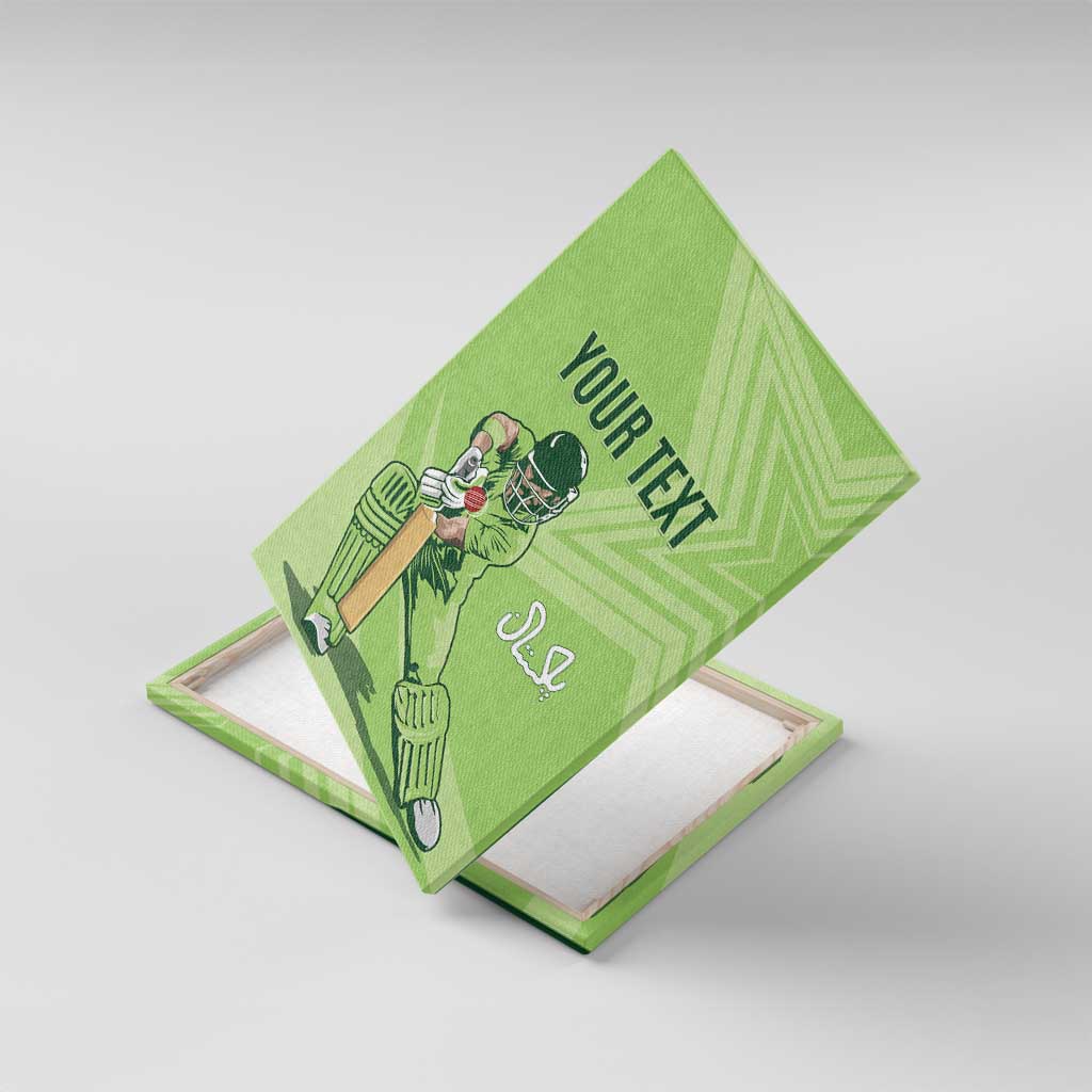 Custom Pakistan Cricket Canvas Wall Art Go Shaheens LT15