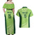 Custom Pakistan Cricket Couples Matching Off Shoulder Maxi Dress and Hawaiian Shirt Go Shaheens LT15