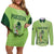Custom Pakistan Cricket Couples Matching Off Shoulder Short Dress and Long Sleeve Button Shirt Go Shaheens LT15