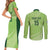 Custom Pakistan Cricket Couples Matching Short Sleeve Bodycon Dress and Long Sleeve Button Shirt Go Shaheens LT15