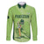 Custom Pakistan Cricket Family Matching Off The Shoulder Long Sleeve Dress and Hawaiian Shirt Go Shaheens LT15