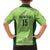 Custom Pakistan Cricket Family Matching Short Sleeve Bodycon Dress and Hawaiian Shirt Go Shaheens LT15