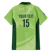 Custom Pakistan Cricket Family Matching Short Sleeve Bodycon Dress and Hawaiian Shirt Go Shaheens LT15