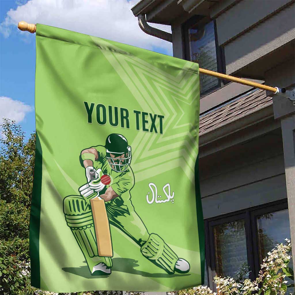 Custom Pakistan Cricket Garden Flag Go Shaheens LT15