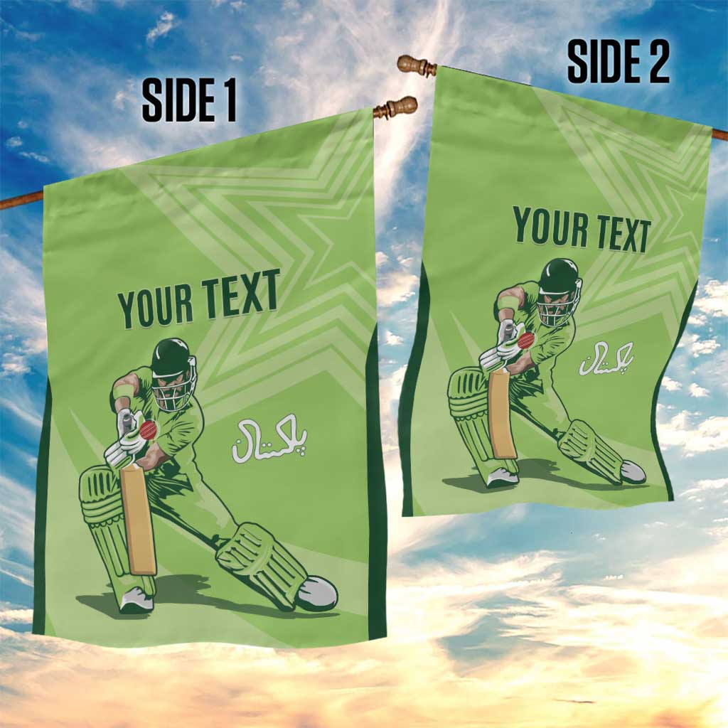 Custom Pakistan Cricket Garden Flag Go Shaheens LT15