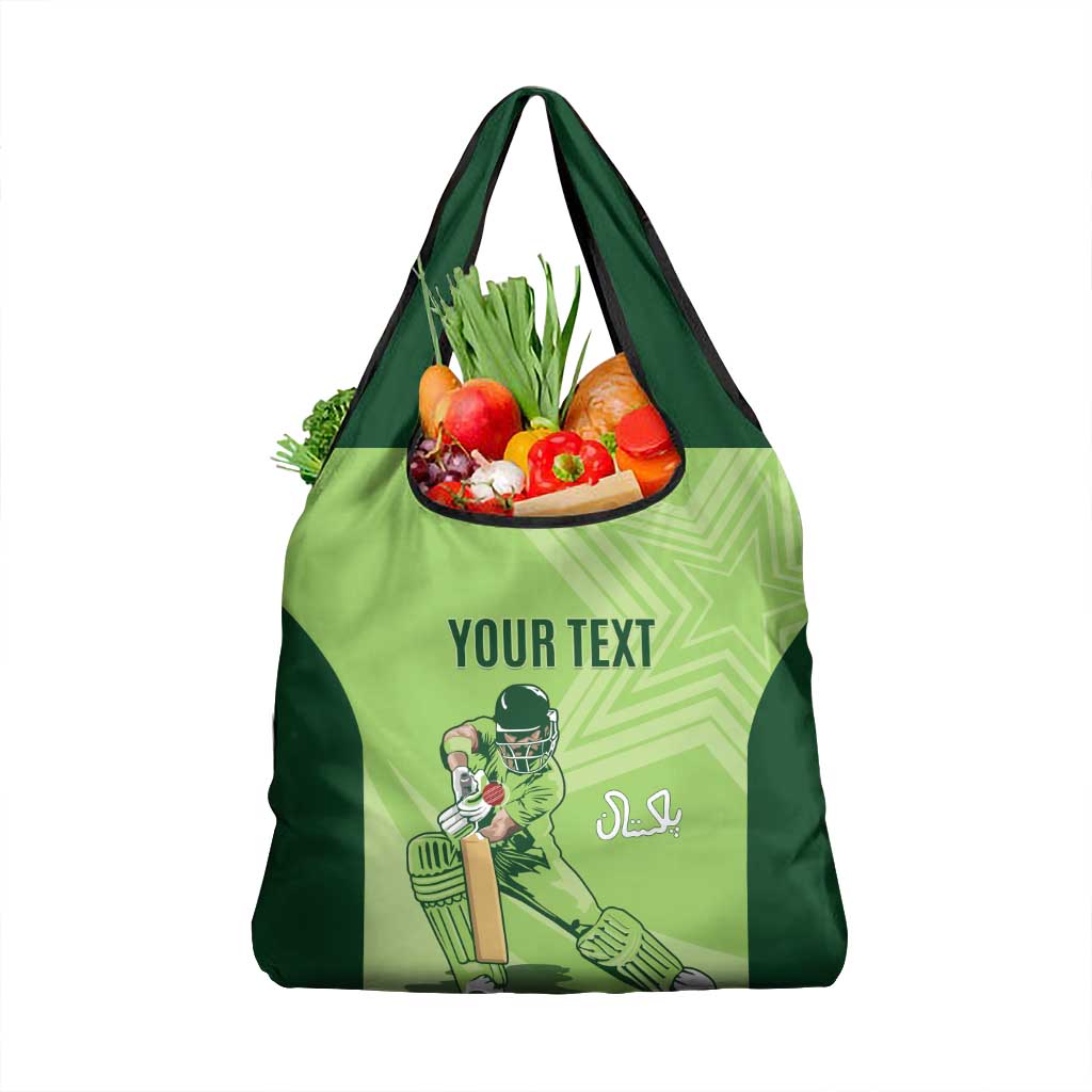 Custom Pakistan Cricket Grocery Bag Go Shaheens LT15
