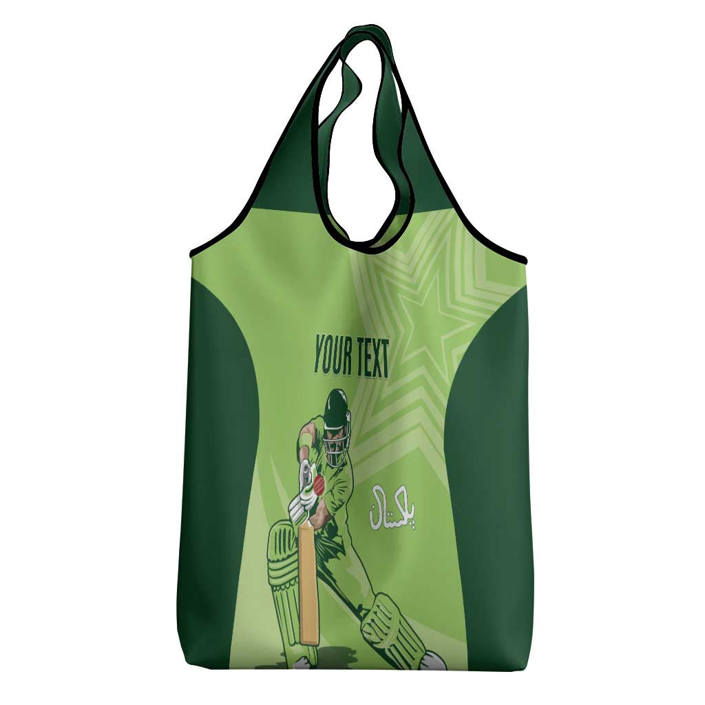 Custom Pakistan Cricket Grocery Bag Go Shaheens LT15