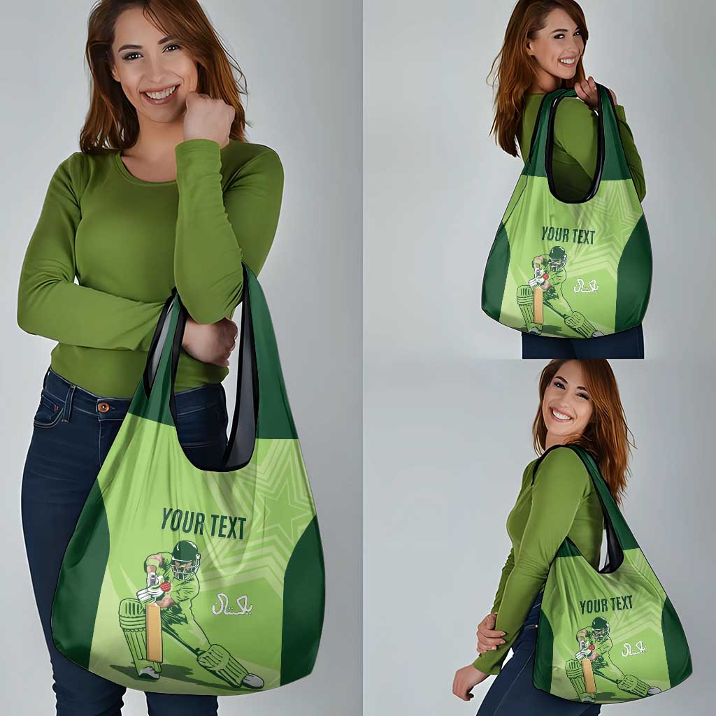 Custom Pakistan Cricket Grocery Bag Go Shaheens LT15